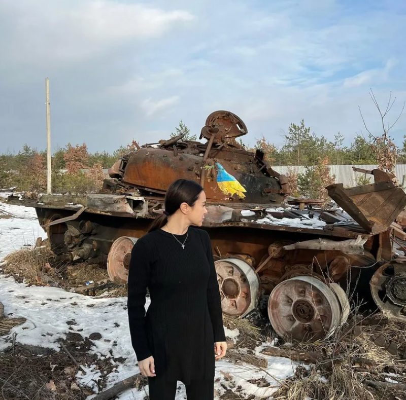 Подкопаева побывала на Киевщине / фото instagram.com/podkopayeva_official/