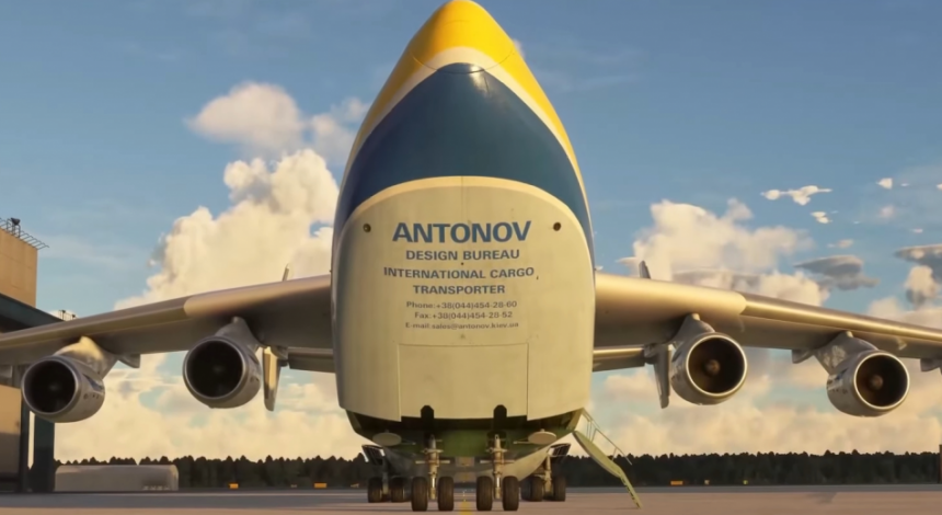 В игру Microsoft Flight Simulator добавят украинский самолет Ан-225 "Мрия" (видео)