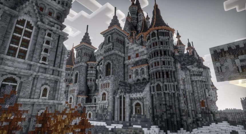 Игрок воссоздал в Minecraft мрачный замок леди Димитреску из Resident Evil Village (фото)