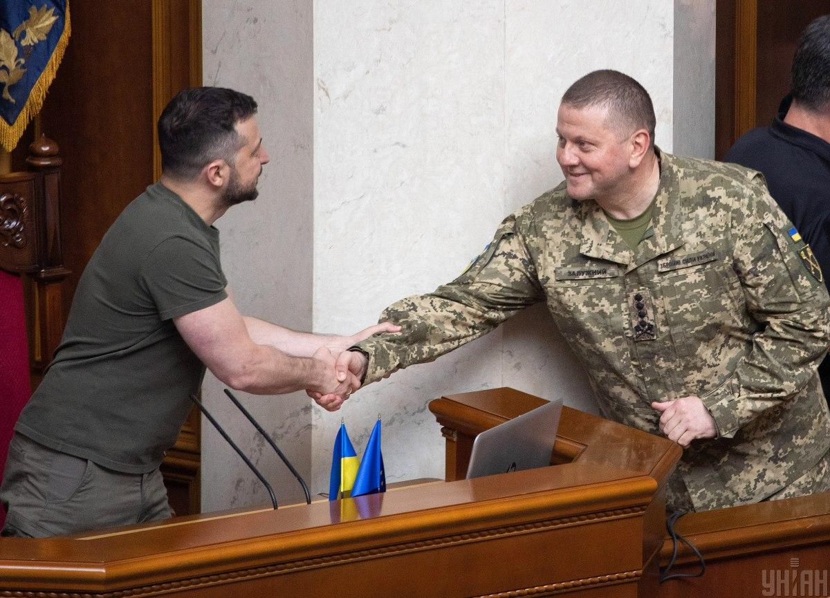 Зеленський дорікнув Залужному за його заяви / фото УНІАН