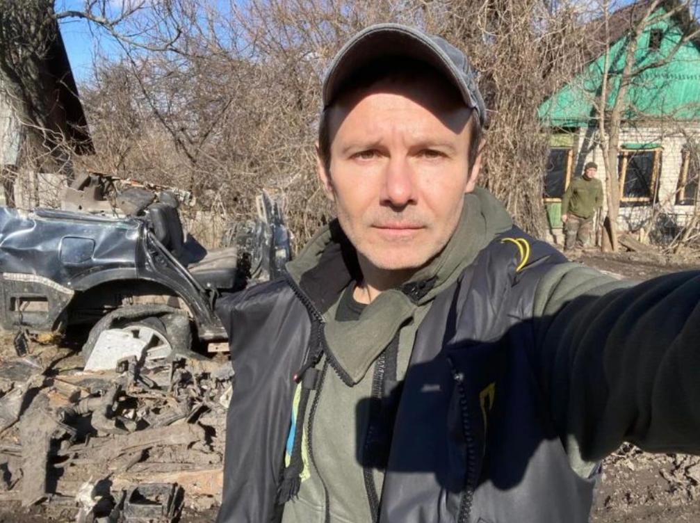 Святослав Вакарчук в Донецькій області / фото instagram.com/sviatoslav.vakarchuk/