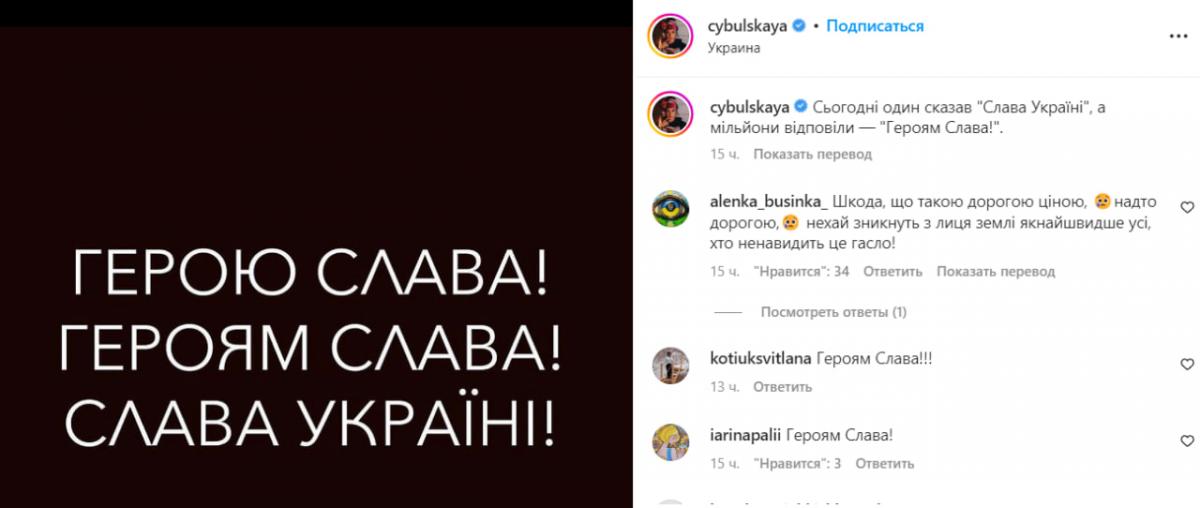 Цибульська про вбивство військового / скриншот Цибульська про вбивство військового / скриншот