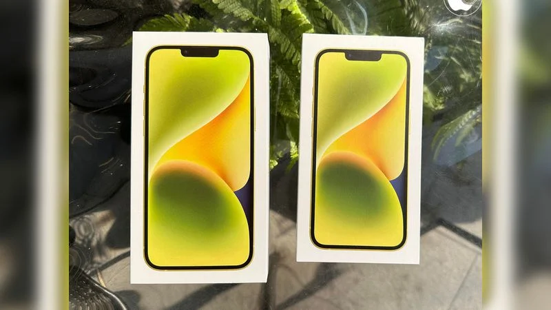 Новый iPhone 14 Plus в желтом цвете показали на видео / Скриншот Новый iPhone 14 Plus в желтом цвете показали на видео / Скриншот