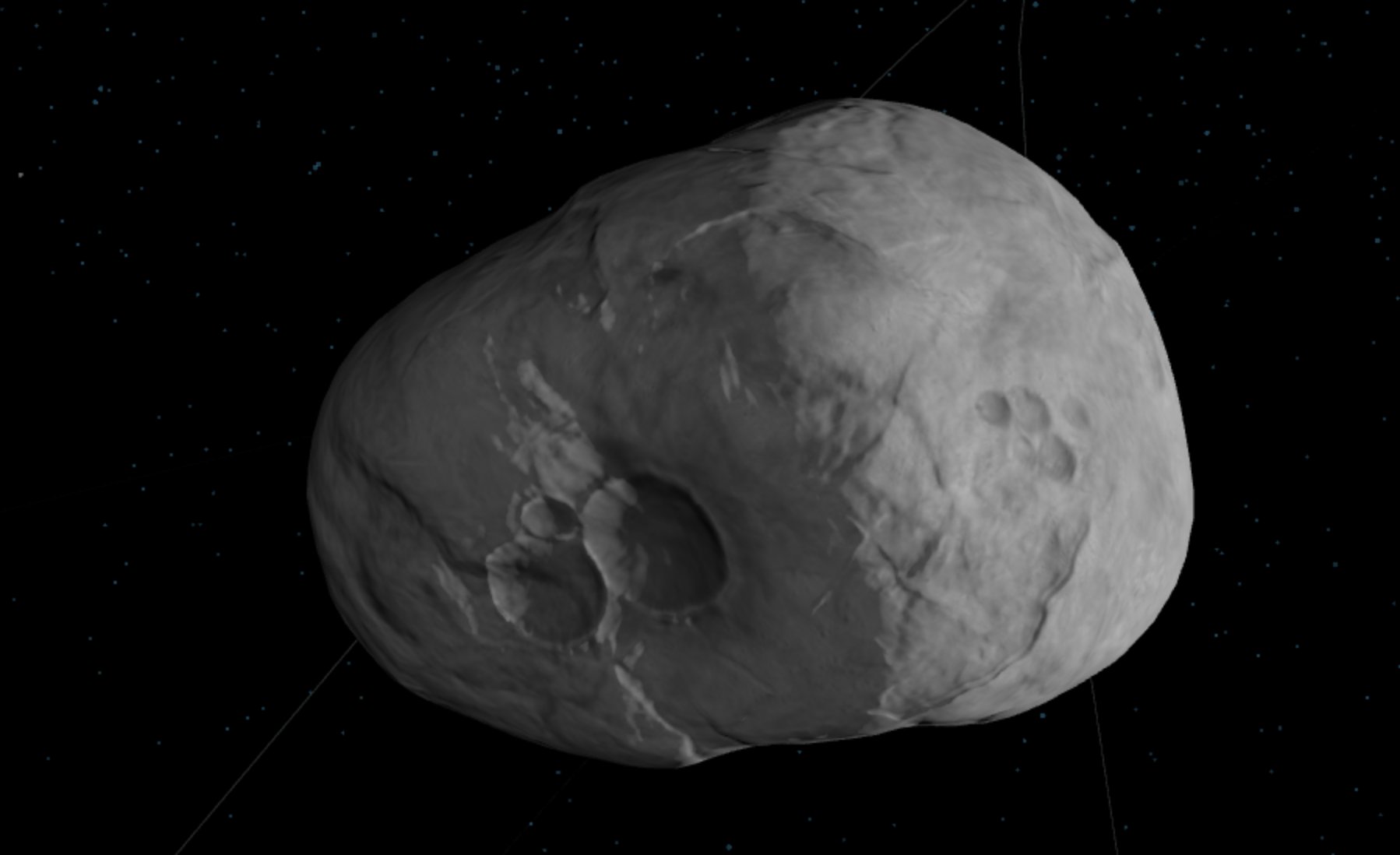 Астероид может испортить землянам один из Дней святого Валентина: ученые определили год / изображение twitter.com/AsteroidWatch