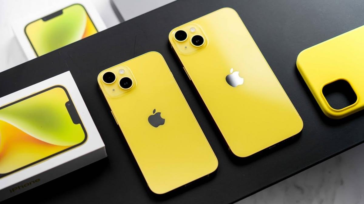 Apple iPhone 14 и iPhone 14 Plus представлены в новом цвете / Скриншот Apple iPhone 14 и iPhone 14 Plus представлены в новом цвете / Скриншот