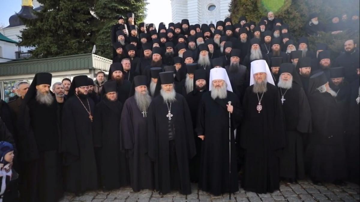 Видео от священников УПЦ МП из Киево-Печерской Лавры является манипуляцией Кремля / скриншот Видео от священников УПЦ МП из Киево-Печерской Лавры является манипуляцией Кремля / скриншот