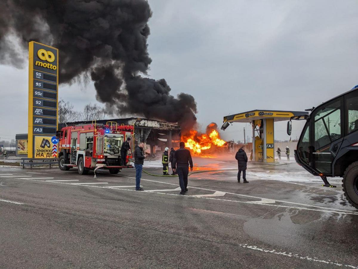 Пожежа в Борисполі / фото facebook.com/boryspilTV Пожежа в Борисполі / фото facebook.com/boryspilTV