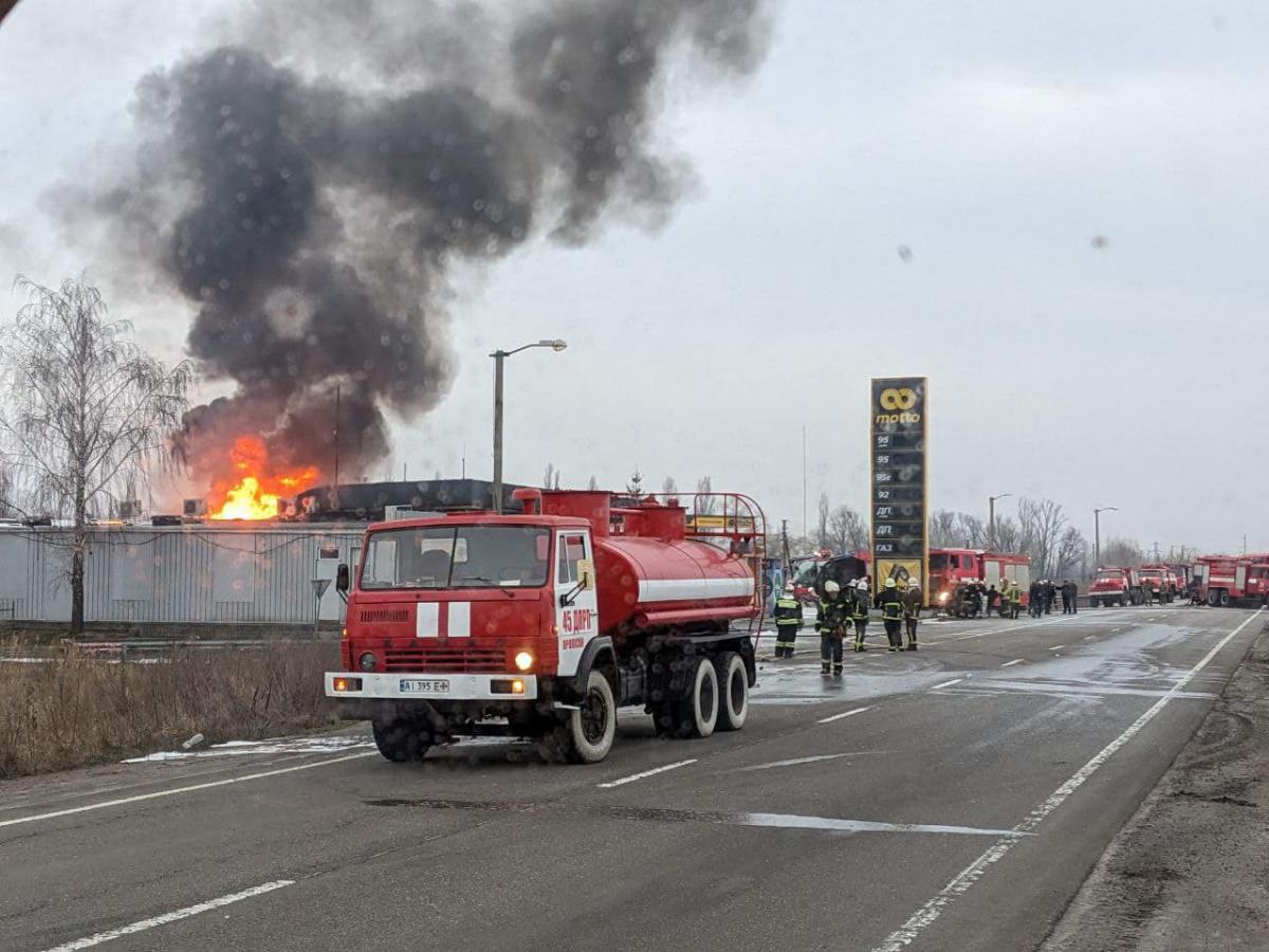 Пожежа в Борисполі / фото facebook.com/boryspilTV Пожежа в Борисполі / фото facebook.com/boryspilTV