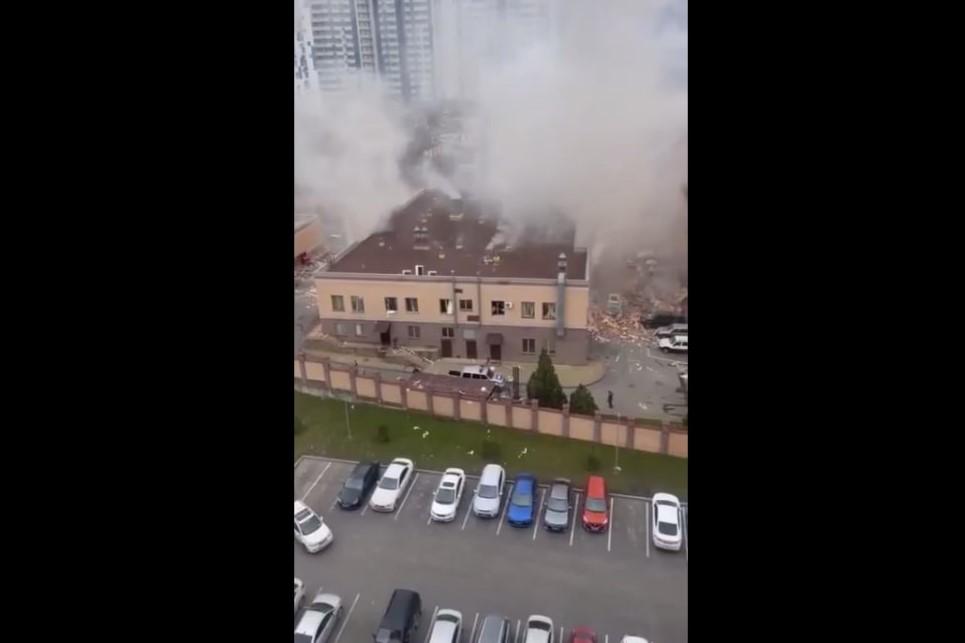 З'явилися перші кадри після вибуху в будівлі ФСБ РФ / скриншот З'явилися перші кадри після вибуху в будівлі ФСБ РФ / скриншот