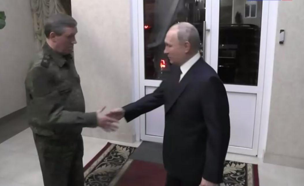 Путин посетил своих генералов / скриншот