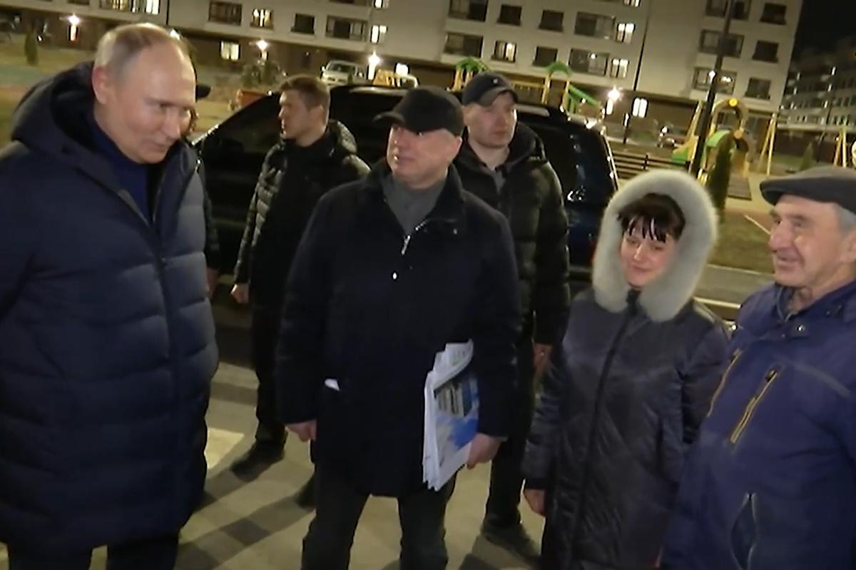 Путин встретился в Мариуполе с коллаборантами / скриншот