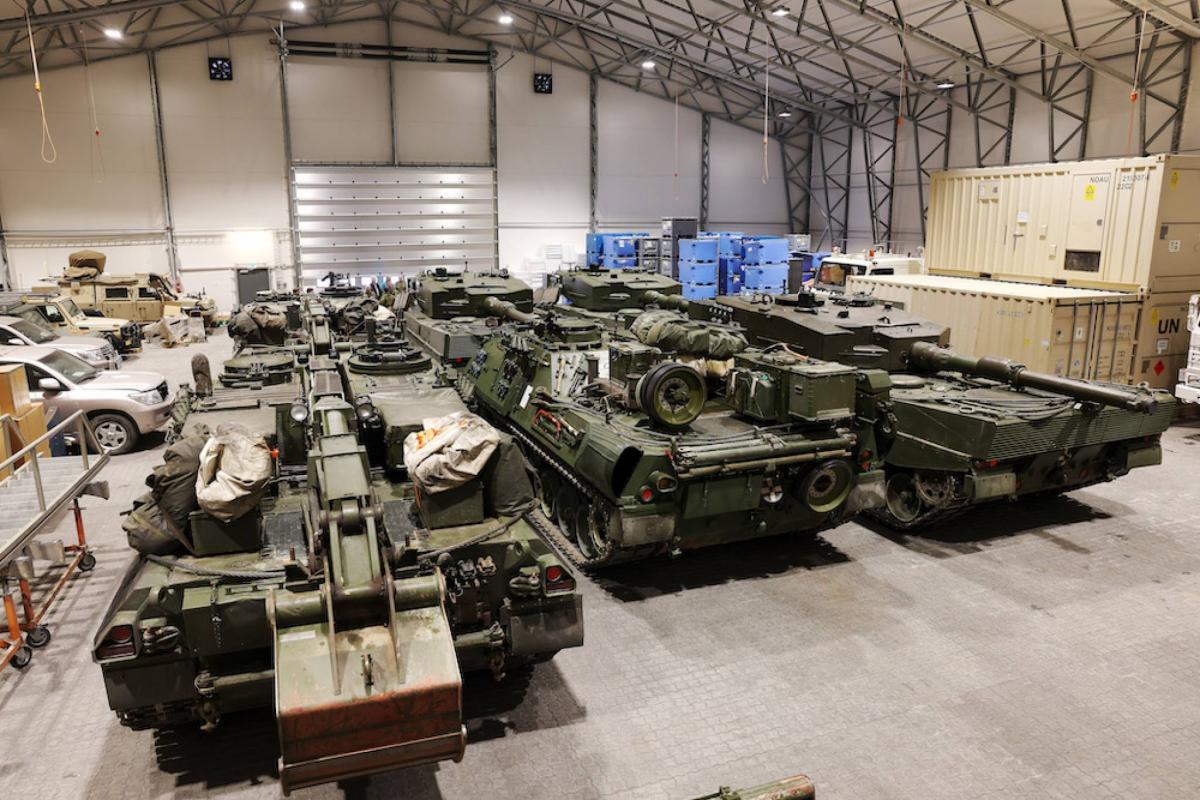 Танки Leopard 2 А6 уже в Украине / фото forsvaret.no