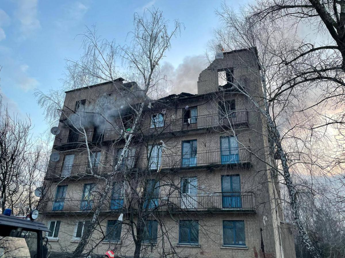Россия атаковала Ржищев дронами-камикадзе / фото офиса генпрокурора Россия атаковала Ржищев дронами-камикадзе / фото офиса генпрокурора