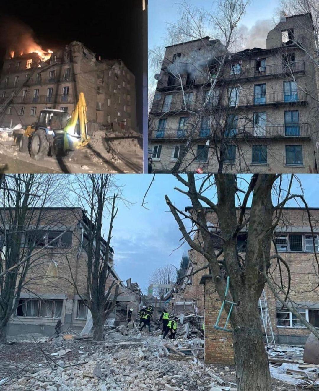 Russia shelled Rzhishchev, Kyiv region / instagram.com/go_a_band