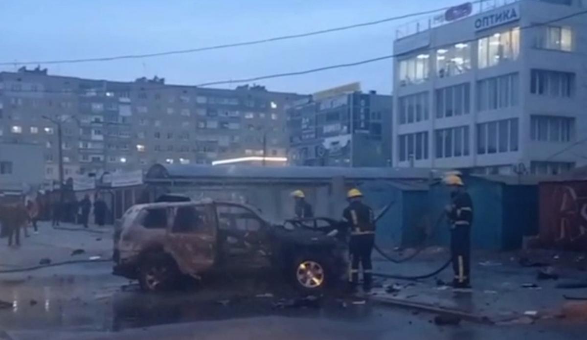 В Мелитополе прогремел взрыв / скриншот В Мелитополе прогремел взрыв / скриншот