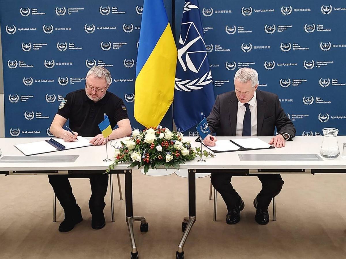 The Prosecutor General in The Hague signed an agreement to open a representative office of the ICC in Ukraine / photo t.me/pgo_gov_ua