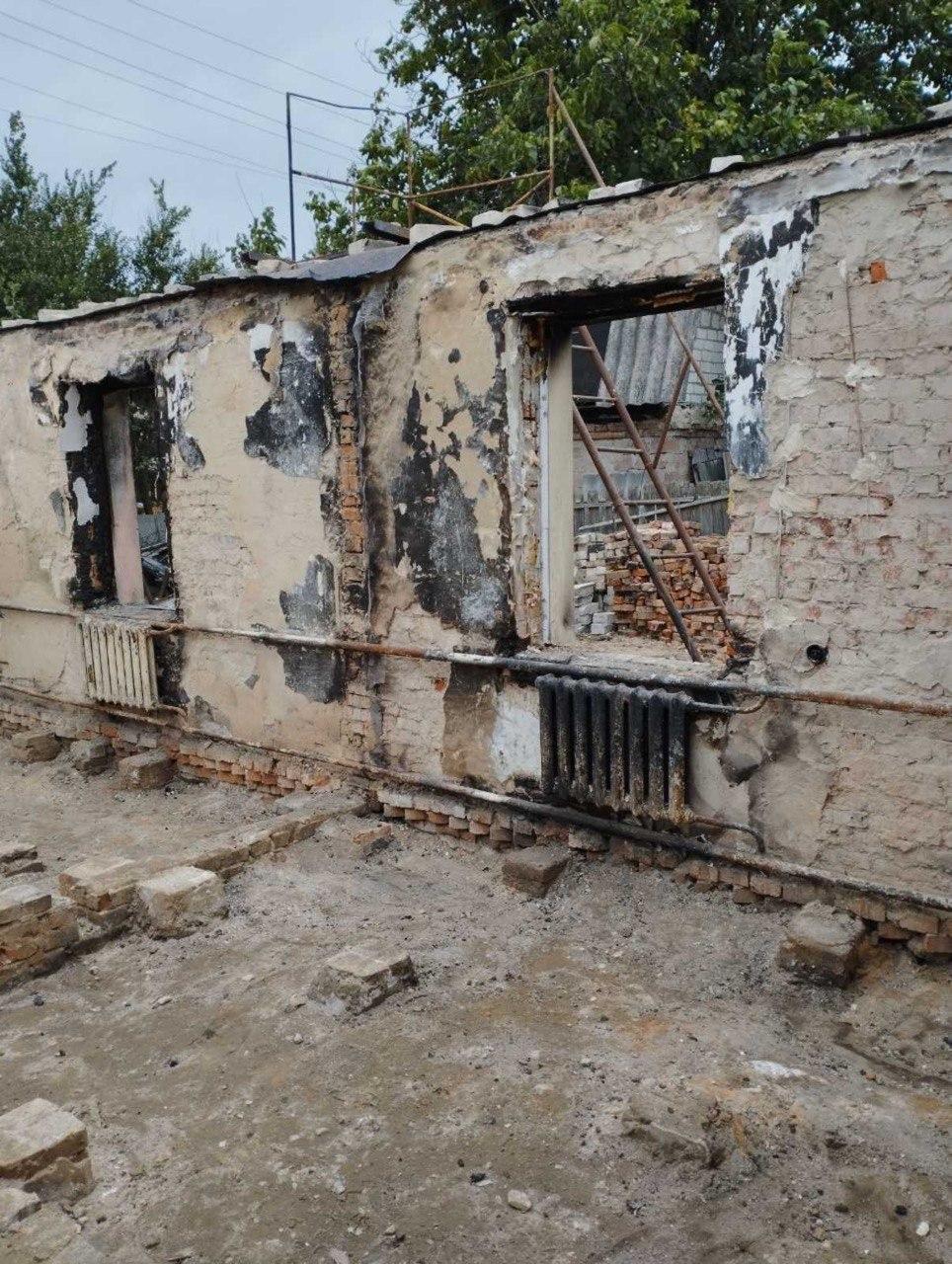 Будинок родини не вцілів / фото надані Мариною Казанник Будинок родини не вцілів / фото надані Мариною Казанник