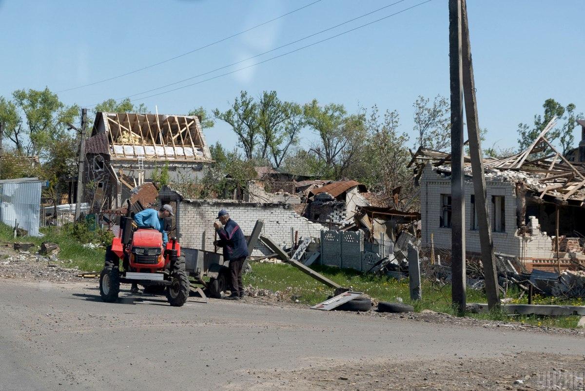 Наслідки бойових дій у Чернігові / фото УНІАН