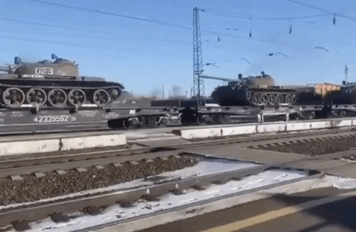 Russia wants to use obsolete tanks in the war / screenshot