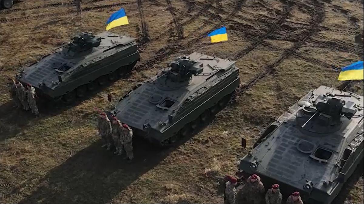 Партнеры передали Украине почти все обещанные боевые машины / скриншот Партнеры передали Украине почти все обещанные боевые машины / скриншот