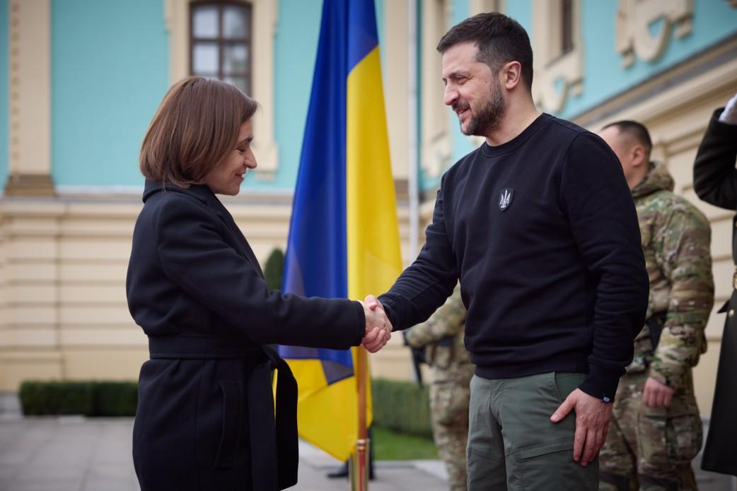 Зеленський привітав Санду з перемогою / фото president.gov.ua Зеленський привітав Санду з перемогою / фото president.gov.ua