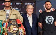 Ломаченко та Хейні провели дуель поглядів: американець не подав руку боксеру з України (відео)