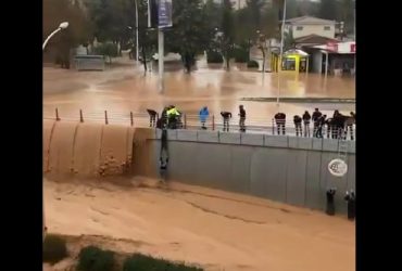 После разрушительного землетрясения Турцию накрыло масштабное наводнение (видео)