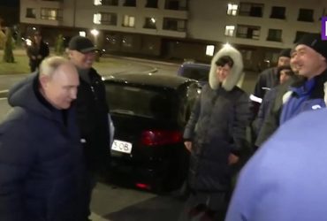 У Маріуполі міг бути не Путін: у мережі вважають фейком поїздку російського президента