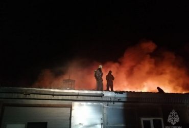 В Росії спалахнула масштабна пожежа (фото)