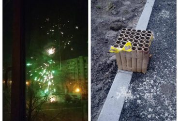 Поліцейські затримали чоловіка, який запустив феєрверк на столичній Борщагівці