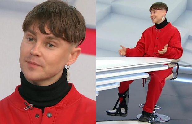Артем Пивоваров з'явився перед камерами після серйозної травми (відео)