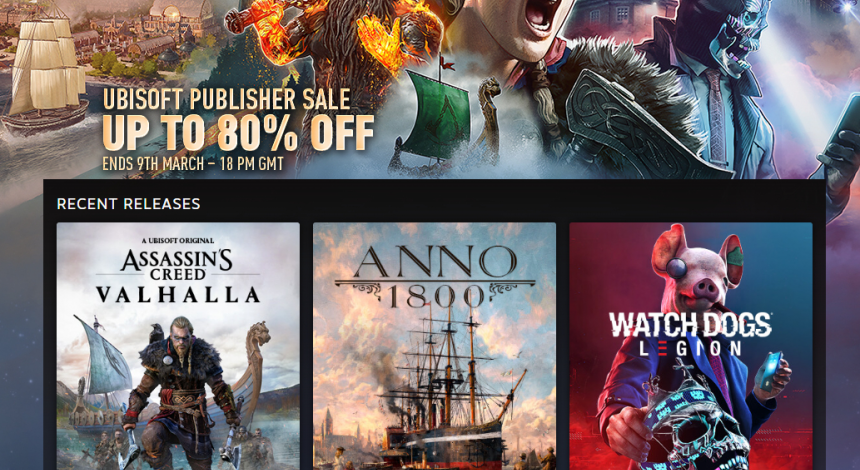 В Steam началась распродажа игр Ubisoft: скидки до 85% на Assassin's Creed и Far Cry