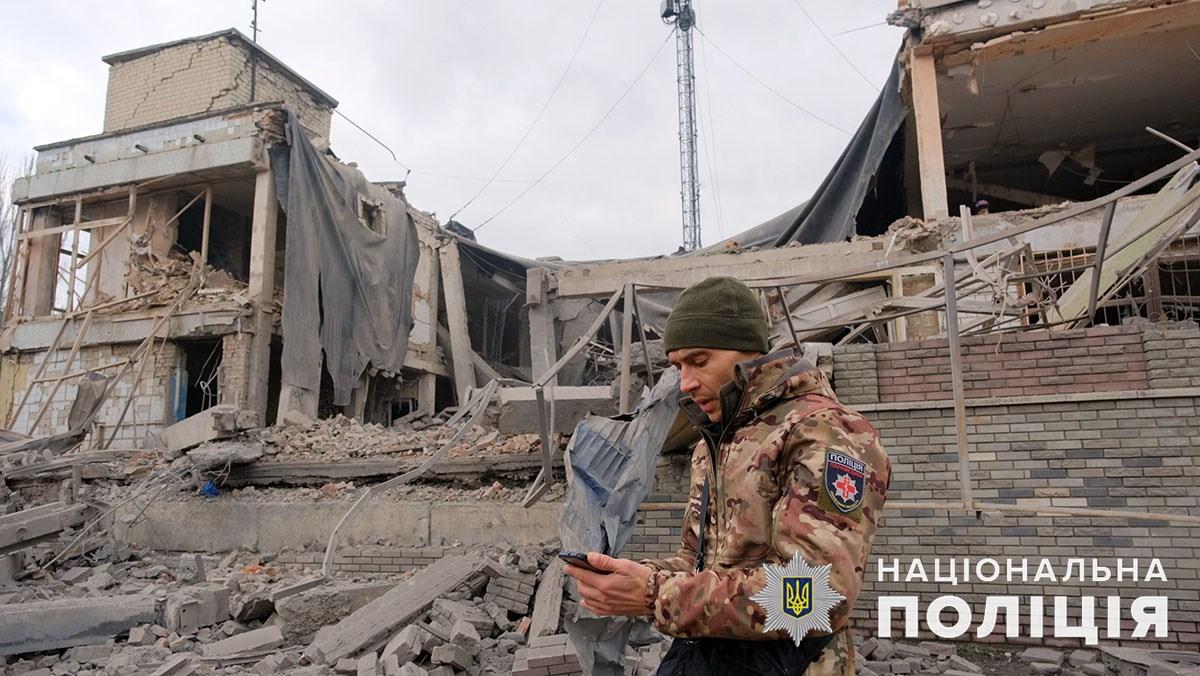 Украинские защитники еще держат Курахово / фото facebook.com/UA.National.Police