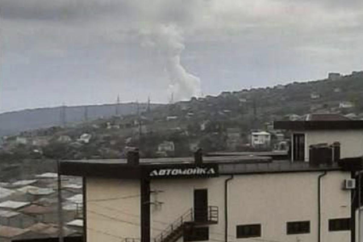 Удар по Феодосии 9 апреля / скриншот