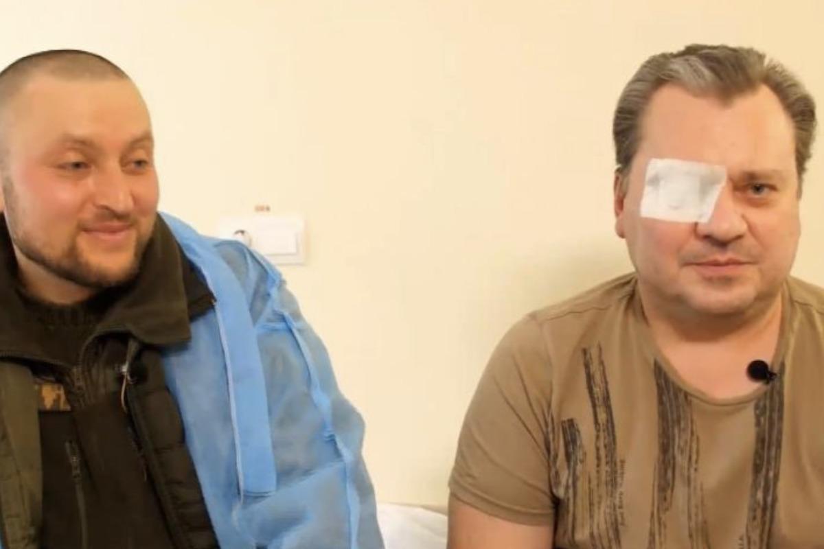 Боєць врятував свого командира / скріншот Боєць врятував свого командира / скріншот