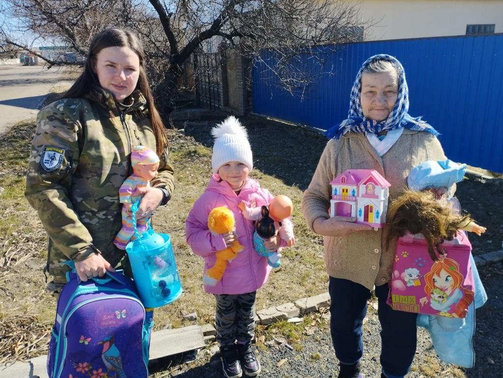 За словами Чернікової, люди дуже радіють їхньому приїзду/ фото надані Валерією Черніковою