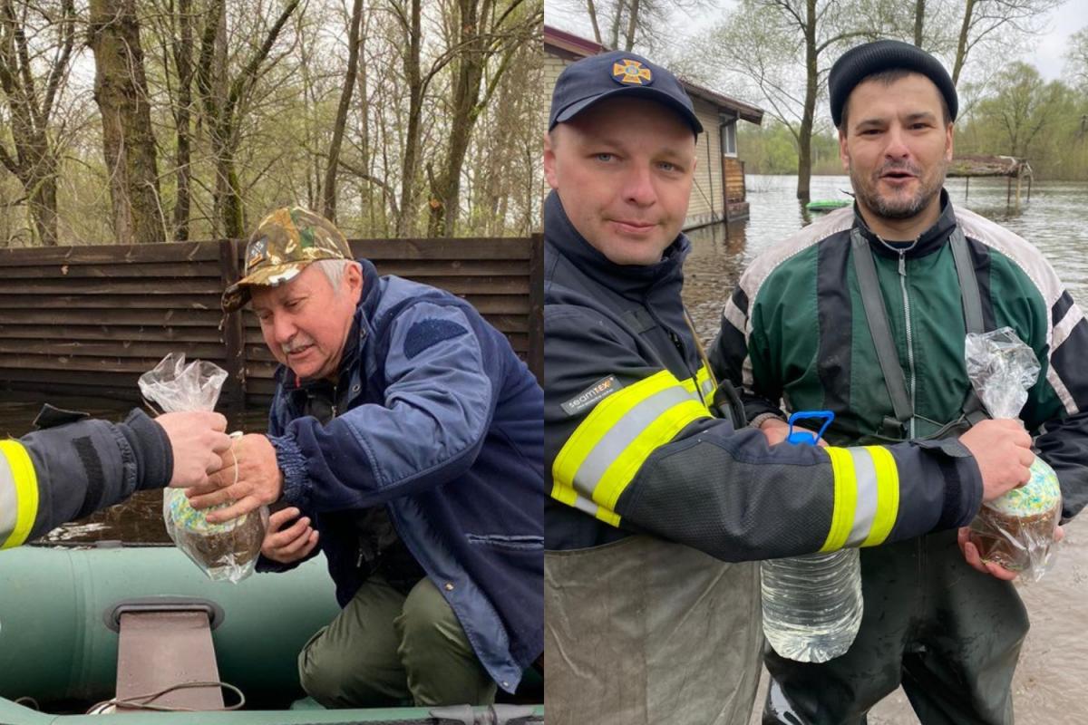 Не лишились без свята попри небувалу повінь: ДСНС доставила паски на Черкащину / фото ДСНС Не лишились без свята попри небувалу повінь: ДСНС доставила паски на Черкащину / фото ДСНС