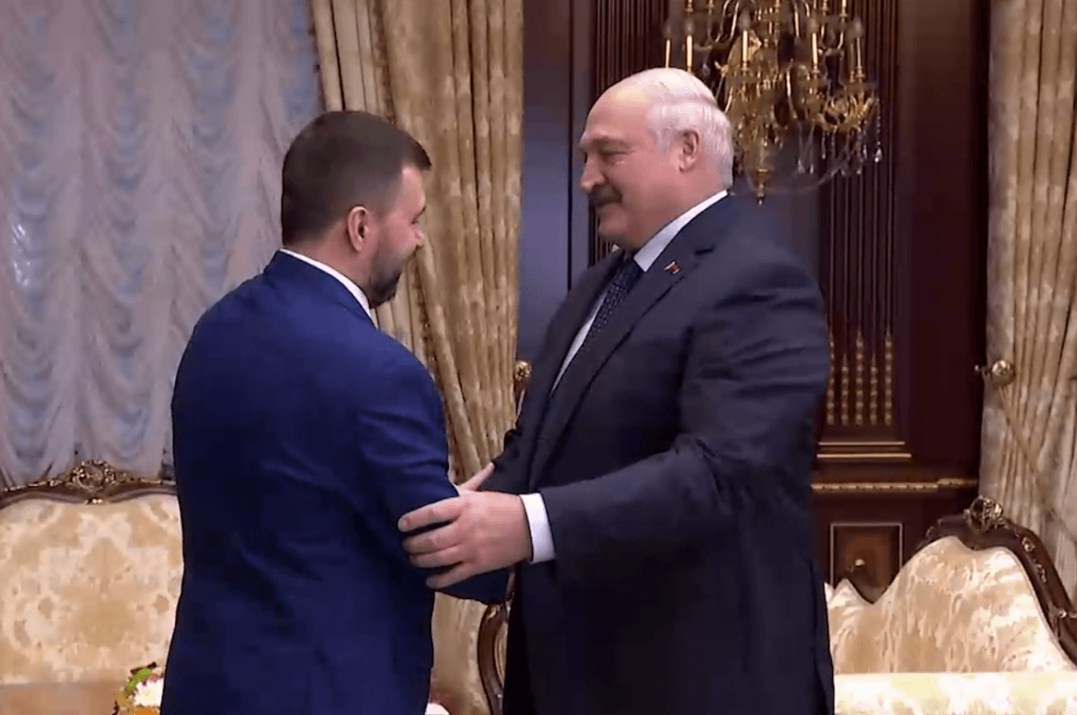 Зустріч ватажка “ДНР” Пушиліна з Лукашенком: з’явилася реакція МЗС / скриншот Зустріч ватажка “ДНР” Пушиліна з Лукашенком: з’явилася реакція МЗС / скриншот