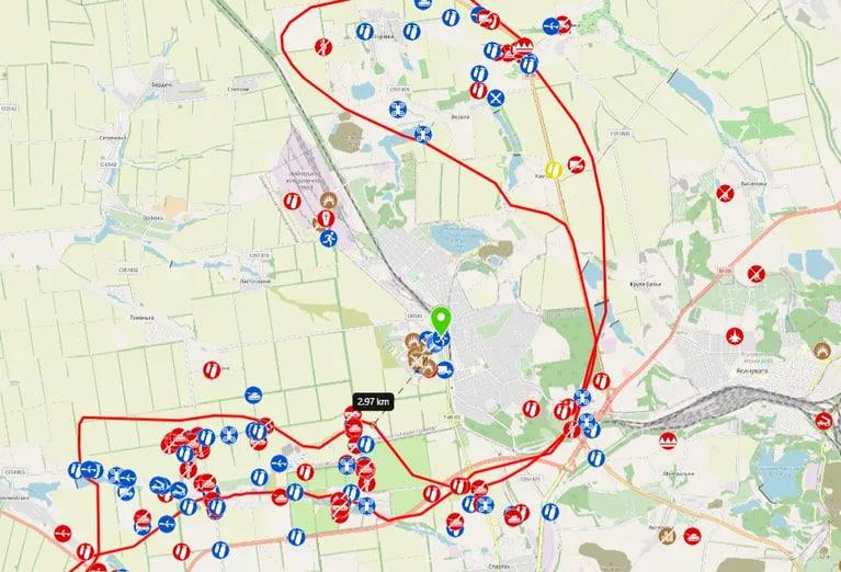Локация, где был Зеленский на карте / GeoConfirmed Локация, где был Зеленский на карте / GeoConfirmed