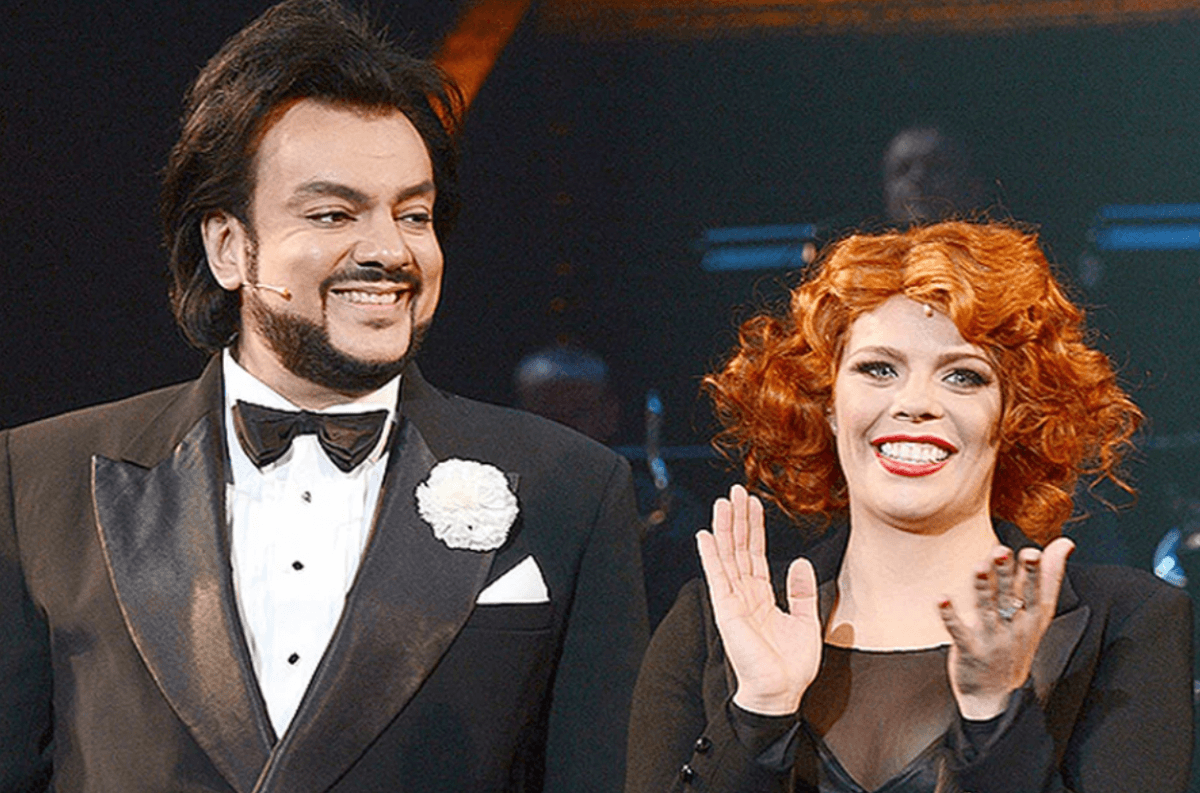 Кіркоров на сцені зі своєю екс-коханою / скріншот Кіркоров на сцені зі своєю екс-коханою / скріншот