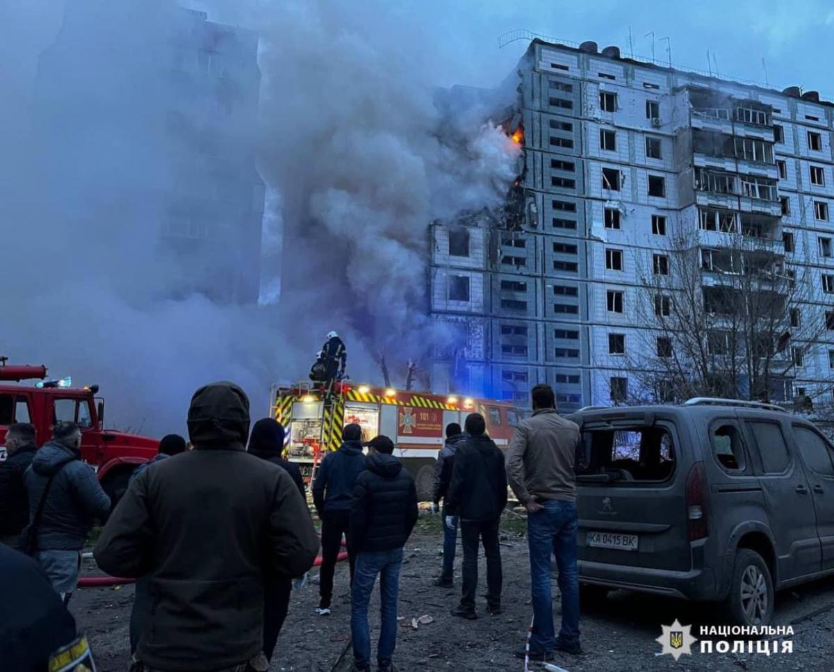 Оккупанты ударили по Умани / фото Нацполиция Оккупанты ударили по Умани / фото Нацполиция
