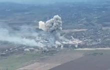 "У окупантів знову палає": захисники України показали, як стерли в пил склад росіян