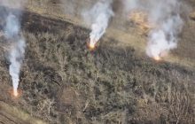 Артиллерия уничтожила лагерь оккупантов в Донецкой области (видео)