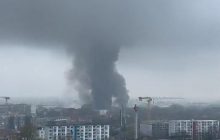Інцидент вкрай небезпечний: отруйний дим огорнув німецьке місто після великої пожежі (відео)