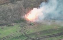 Вспыхнуло, как спичка: защитники Украины смачно вжарили на позициям оккупантов (видео)