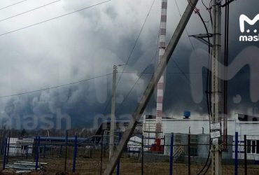 Под российским Брянском мощно полыхнула птицефабрика: есть жертвы (видео)