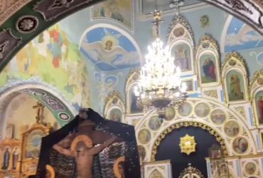 Сутички у Хмельницькому: у соборі вперше за десятки років провели молитву українською