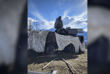 У горной резиденции Путина вычислили зенитный комплекс Панцирь-С1 (фото, видео)