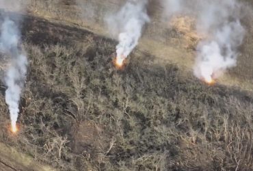 Артиллерия уничтожила лагерь оккупантов в Донецкой области (видео)