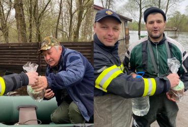 Не лишились без свята через небувалу повінь: ДСНС човнами доставила паски на Черкащину (фото)